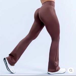Women's Brown Flared Pants